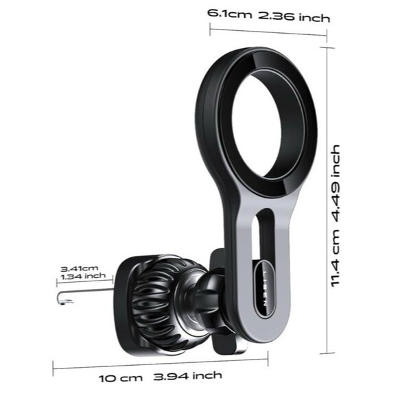 LISEN  Magnetic Pro Car Mount for iPhone Black  Model H739 New Open Box - Picture 5 of 12
